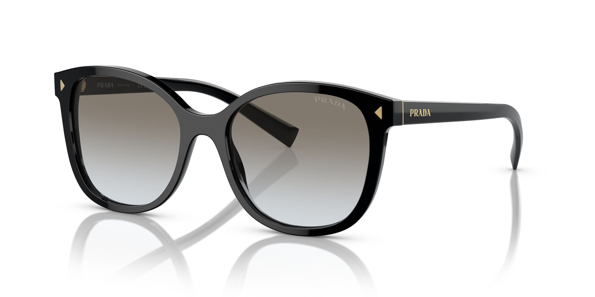 PRADA, 0PR 22ZS, 1AB0A7 Black, 53